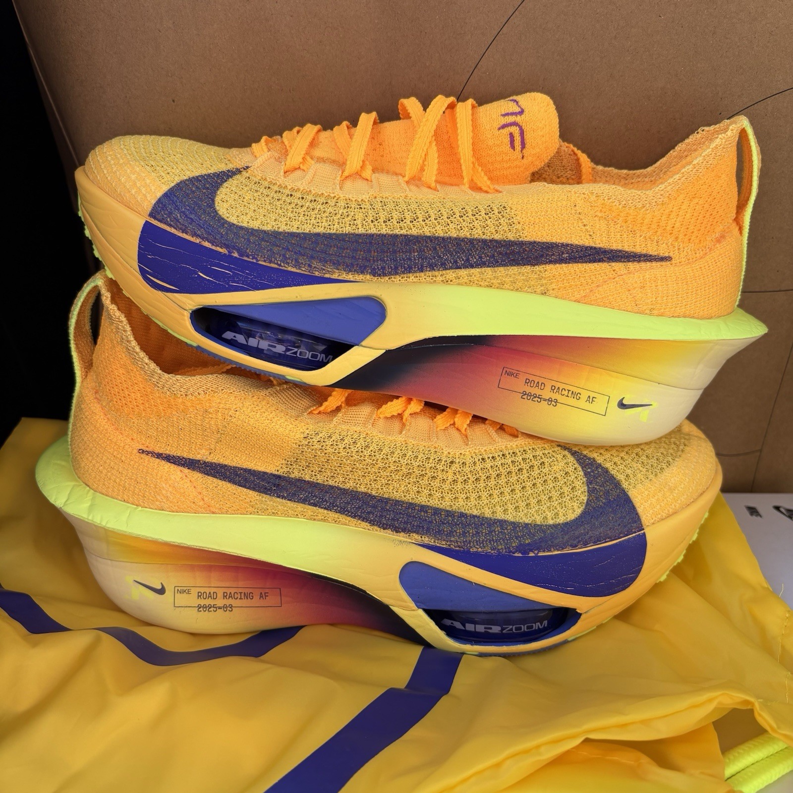 NEW Nike Alphafly Next% 3 Laser Orange Indigo Citron NBY FD8311 800 Men Size 13