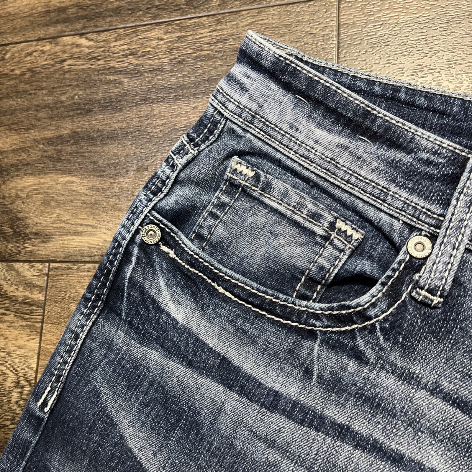 BKE Jake Boot Stretch Jeans Men’s Size 30×32 Glory Wash Coolmax Denim Rodeo EUC