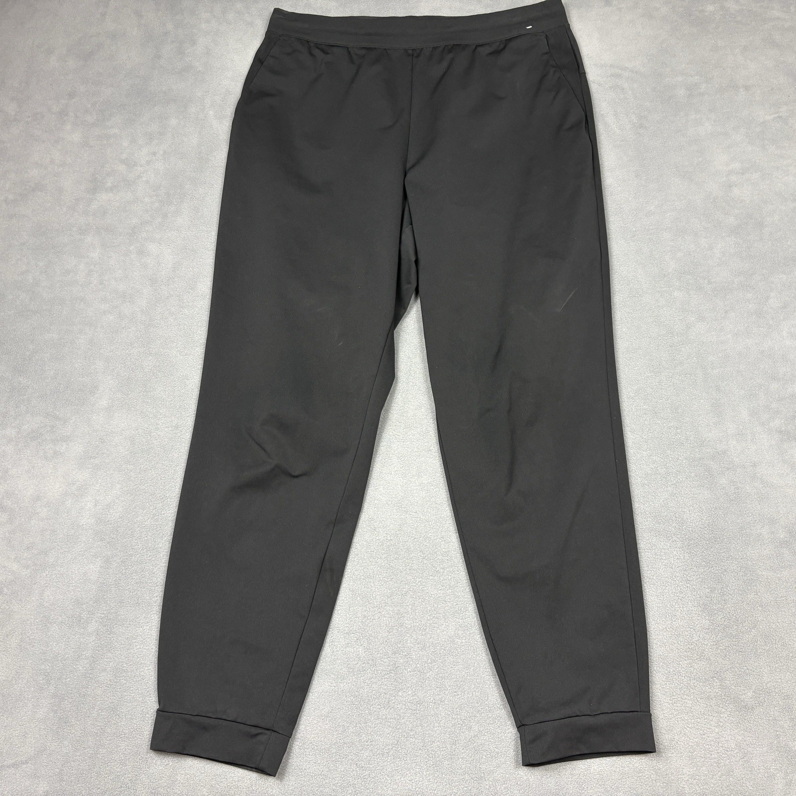UNIQLO DRY-EX Size Large Jogger Pants Black Stretch Athletic Travel