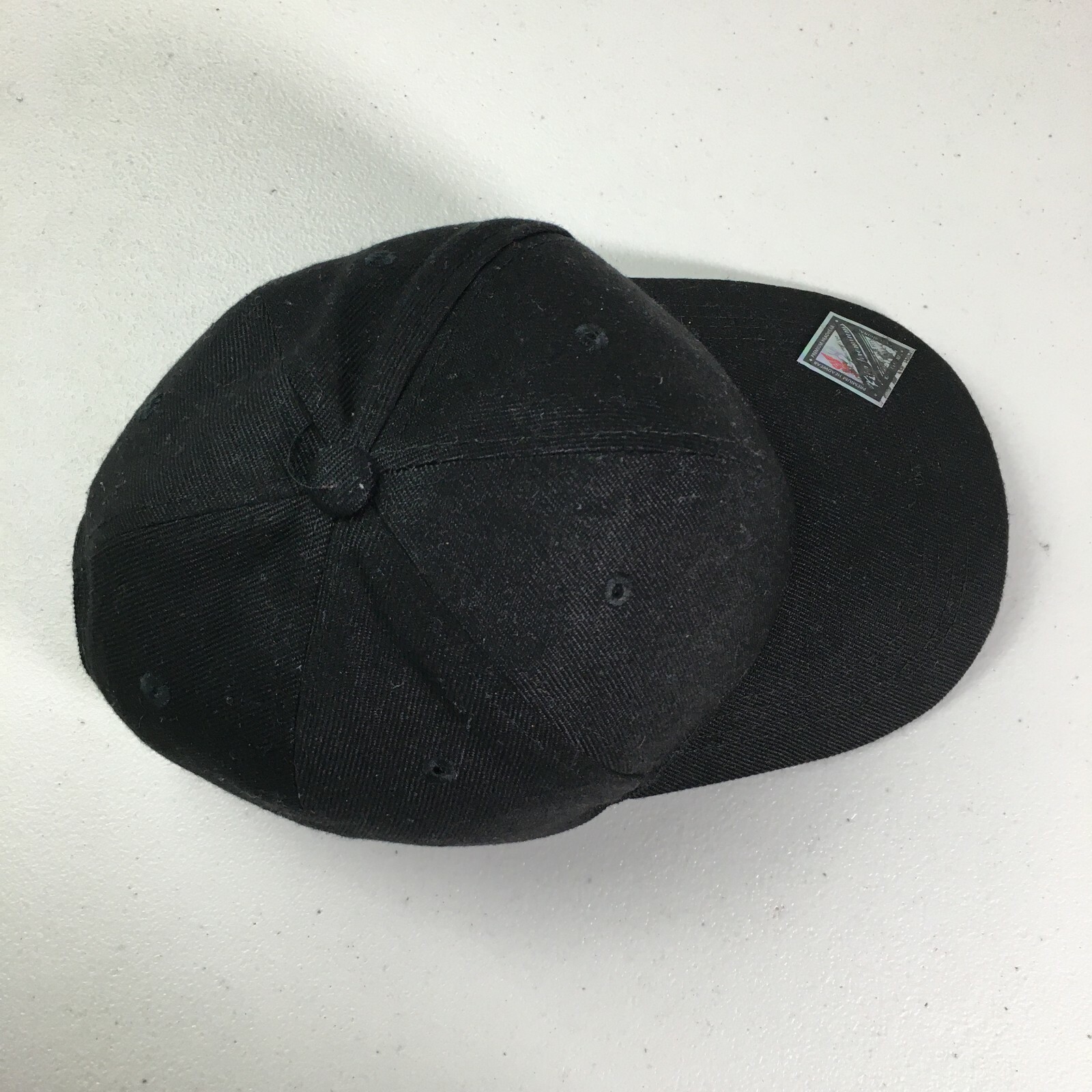 Black Plain Adjustable Baseball Hat Strapback Adult Size Kipa Headwear