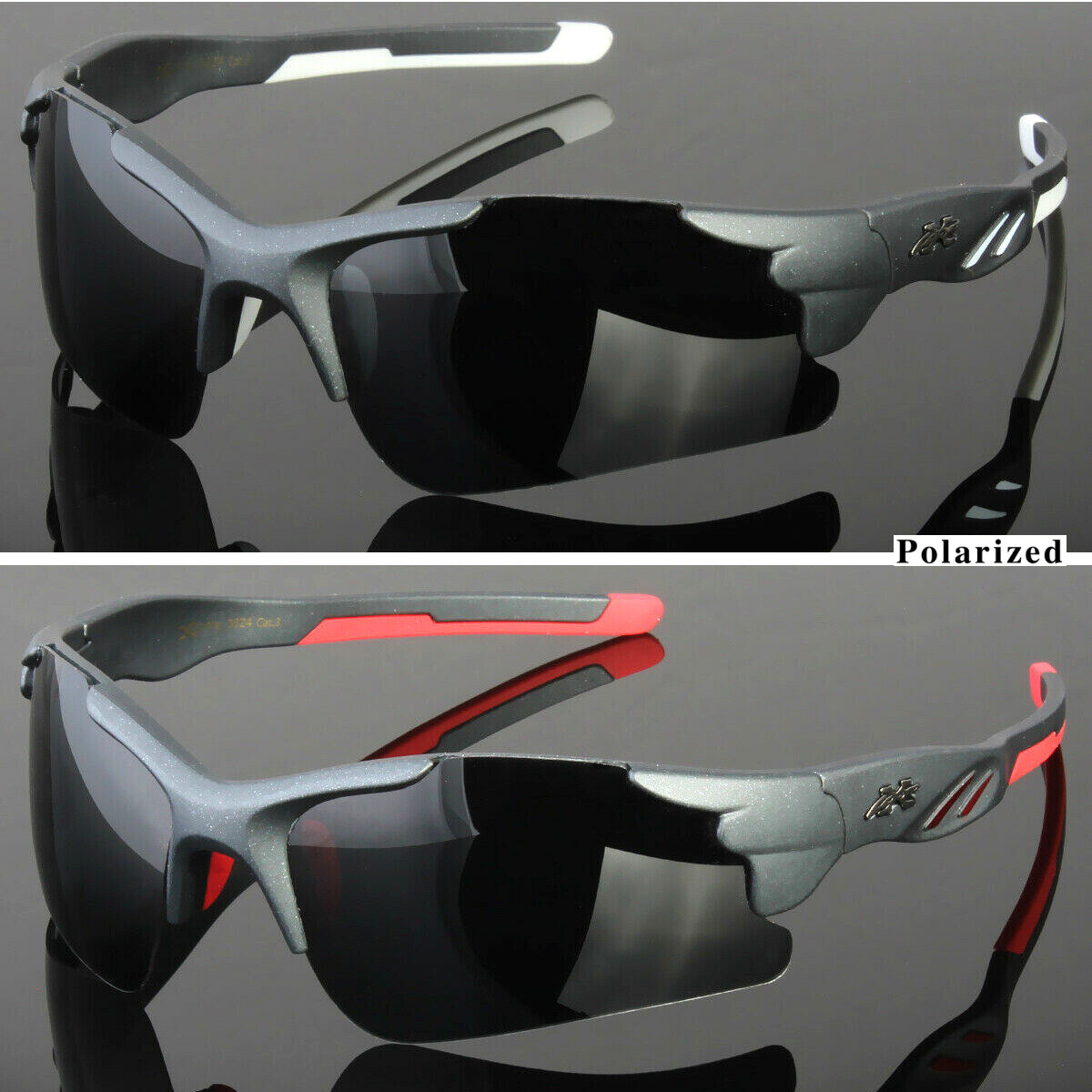X-Loop Polarized Wrap Sunglasses Mens Sport Fishing Golfing Glasses Tac Lens