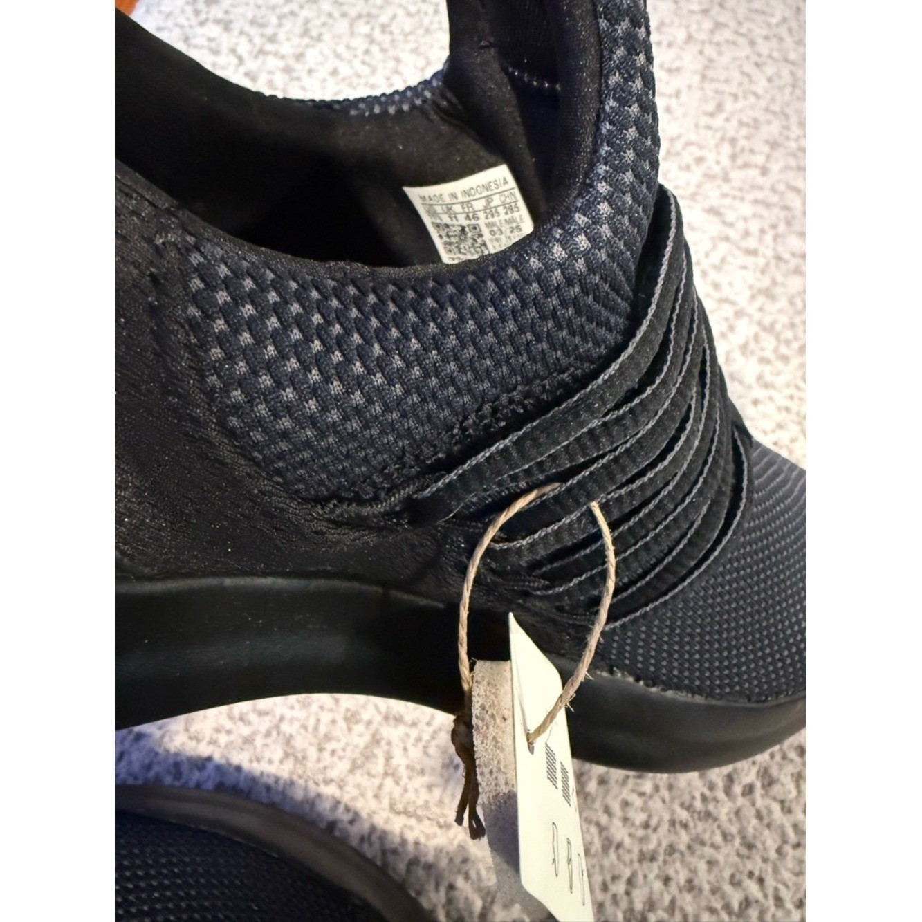 Adidas Lite Racer Adapt 7.0 Wide Black Men’s 11.5 Slip On Sneakers NEW