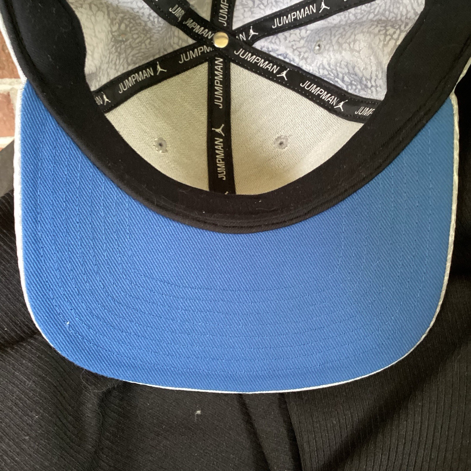 Air Jordon Jumpman Snapback Hat True OG Cement Elephant Gray New Without Tags