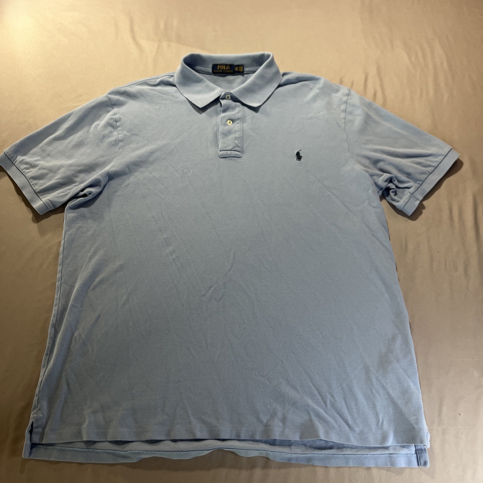 Polo Ralph Lauren Men’s Blue Heather Big & Tall XLT Short Sleeve Shirt