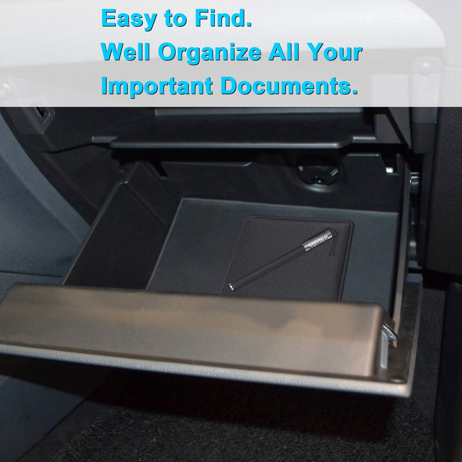 Small Car Registration and Insurance Documents Holder – Premium PU Leather Vehic