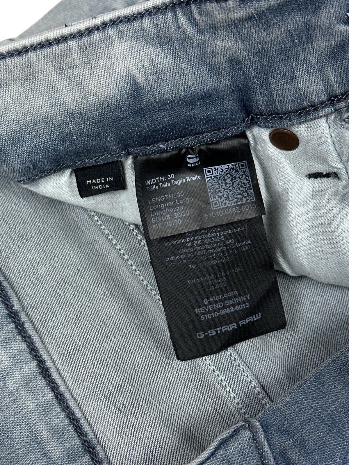 NWT🏷️ G-Star Raw Revend Skinny Jeans Super Stretch Denim Men’s Size W30 L30