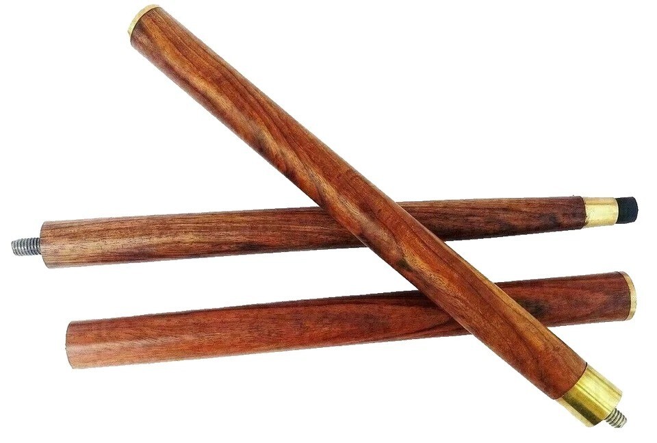 Dog Head Brass Handle Walking Stick – Wooden Cane for Men – Vintage Style 36″