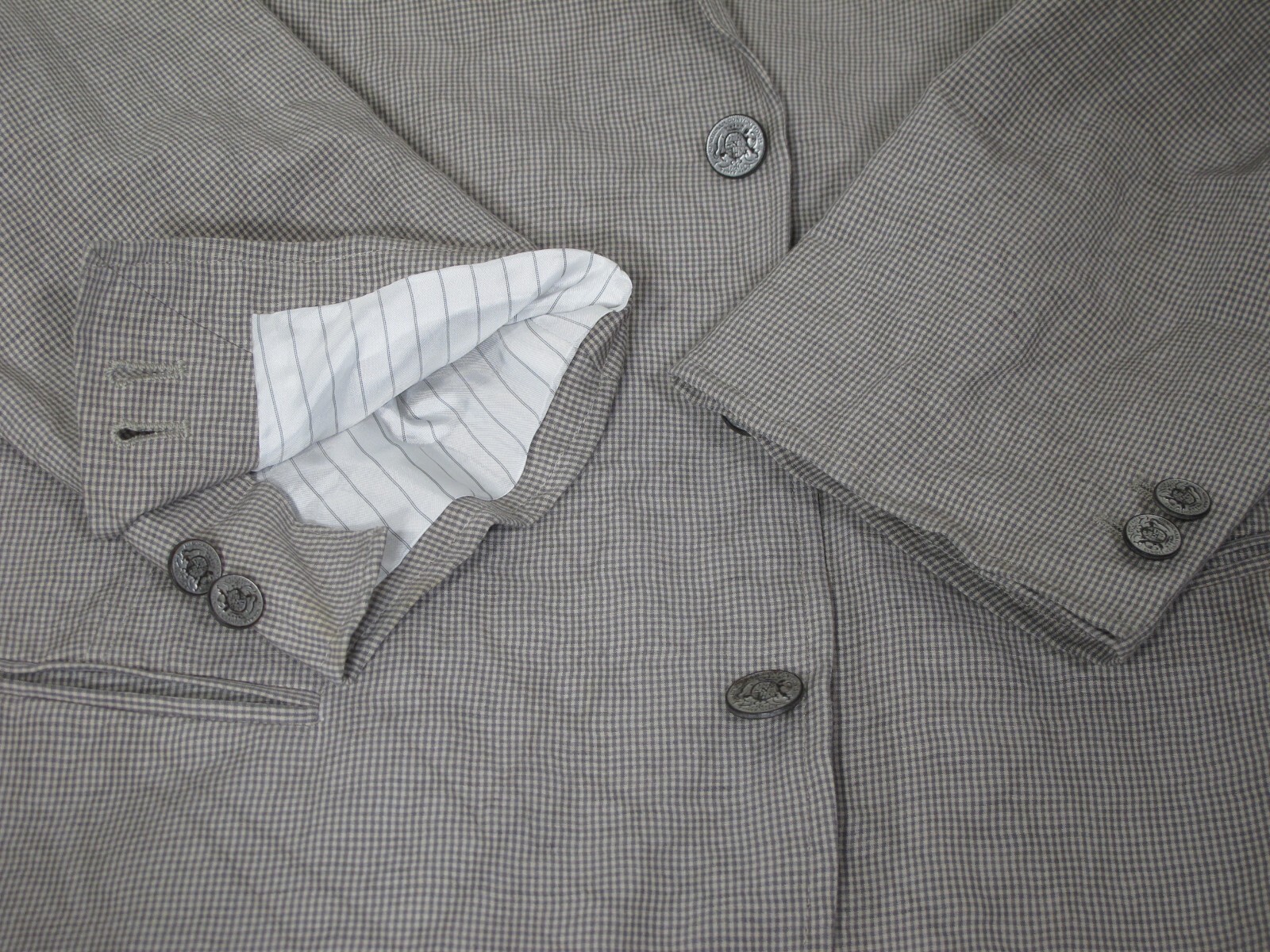 John Varvatos Linen Cotton Sport Coat Unstructured Blazer 54 Eu 44 US Khaki Tan