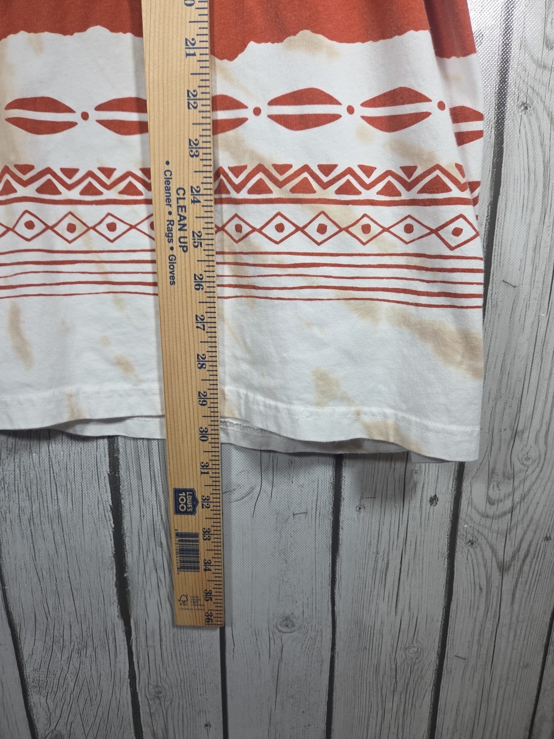 Disney The Lion King TShirt White Orange Size XL Tye Dye Simba Timon Pumba Print