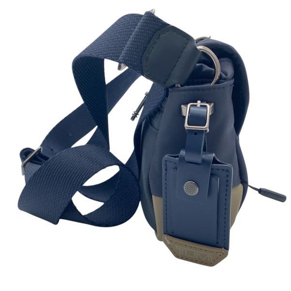 TUMI ALPHA BRAVO Crossbody Bag Compass Shoulder Bag Sling Speed Clip Navy Beige