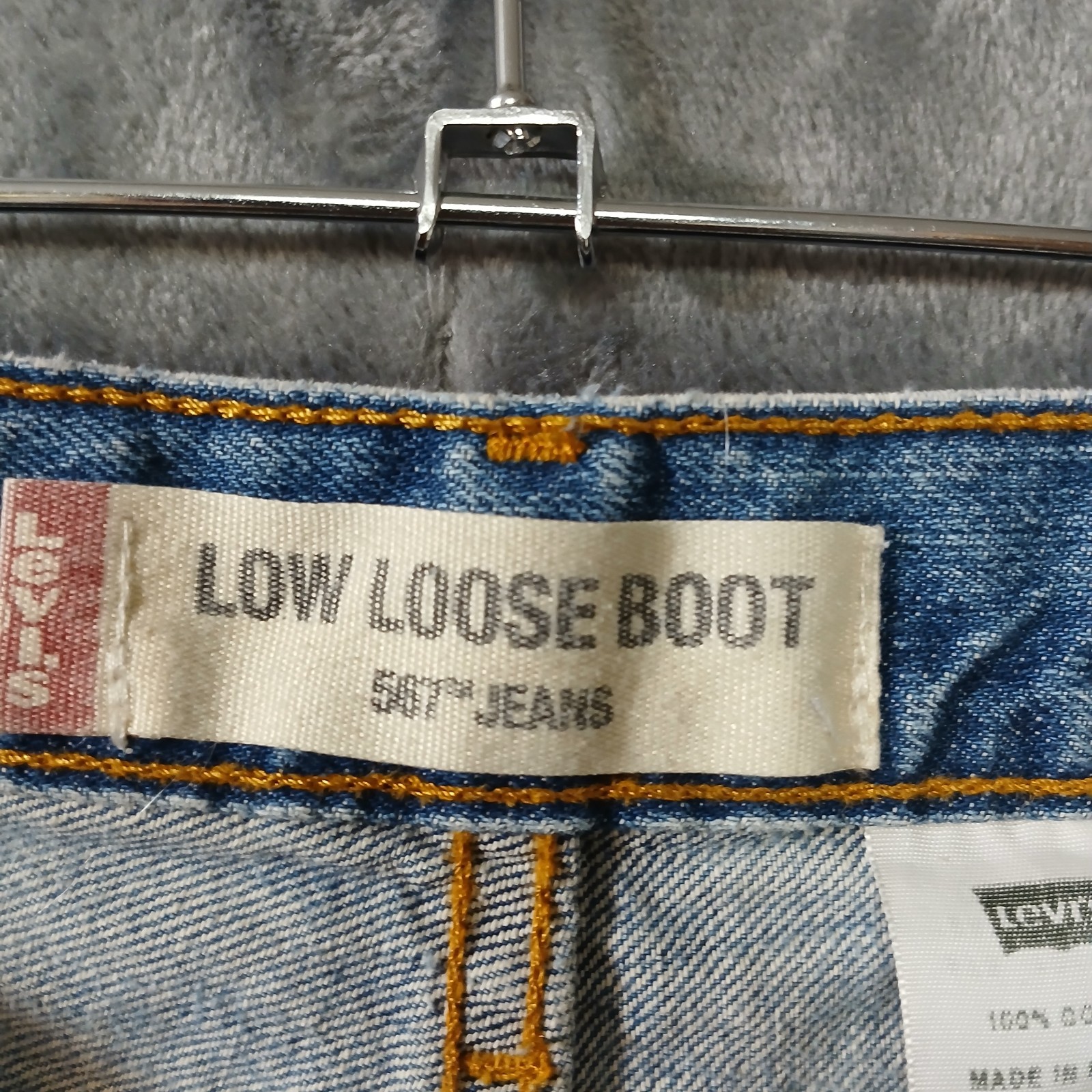 VINTAGE Y2K LEVIS 567 JEANS MENS 38X29 BLUE BOOTCUT LOOSE LIGHT WASH