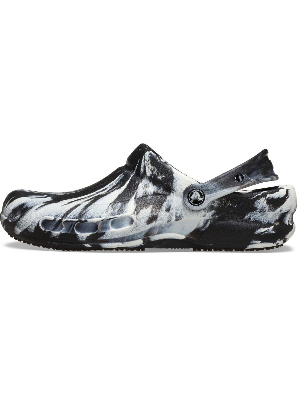 HOT Crocs at Work Unisex Bistro Slip Resistant Clog Black,Color:Black/White