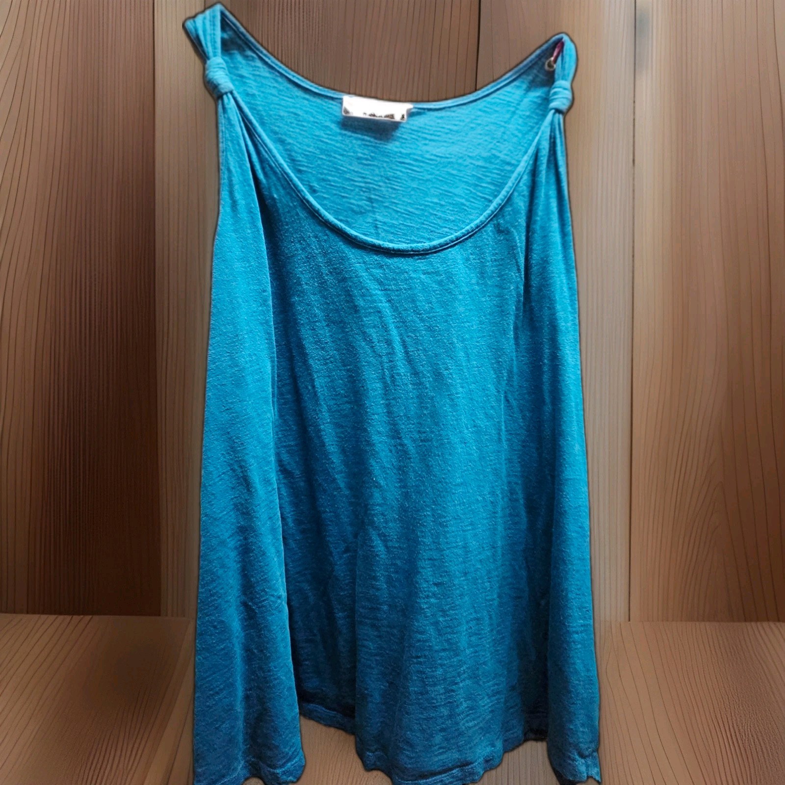 Time and True Woman Tank Top Sleeveless Size XXXL Bluegreen