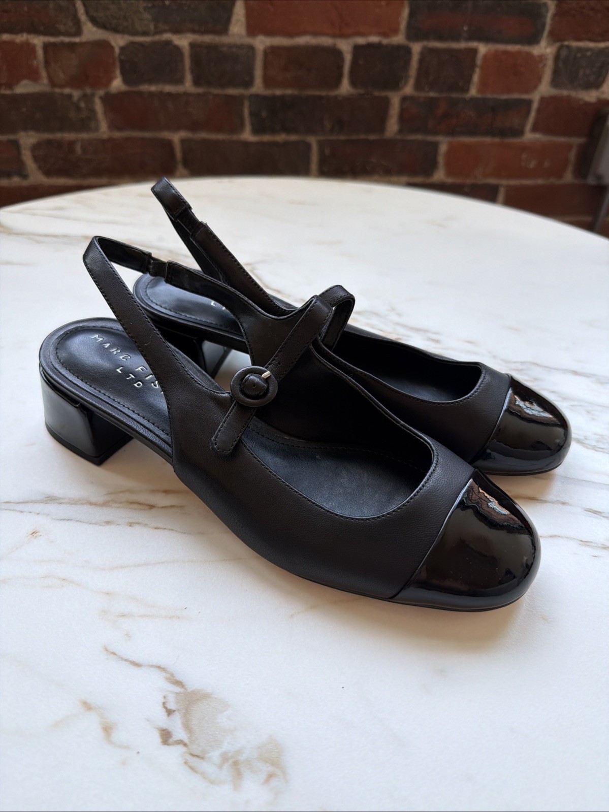 Marc Fisher LTD MARTIE Sling Back Mary Jane Pump Size 8