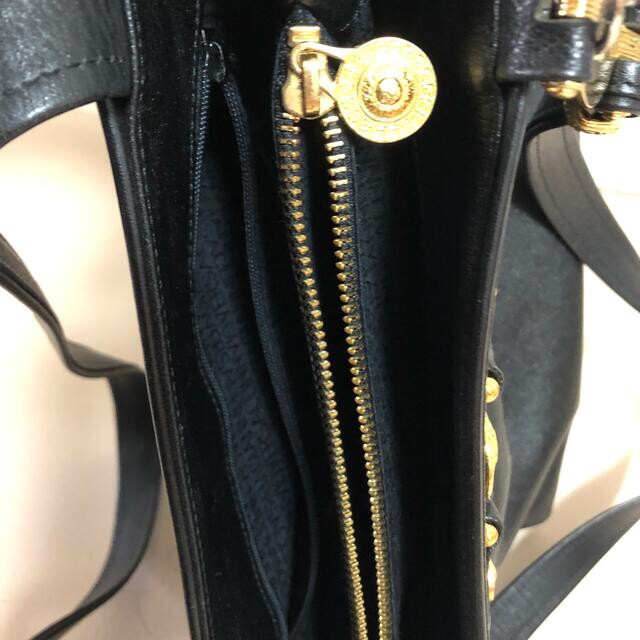 Versace Sunburst Tote Shoulder Bag Size: W:12.6 × H:9.4 in.
