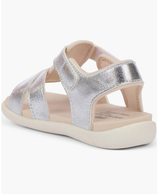 See Kai Run Basics Toddler Shayna Sandals Silver – CHOOSE SIZE