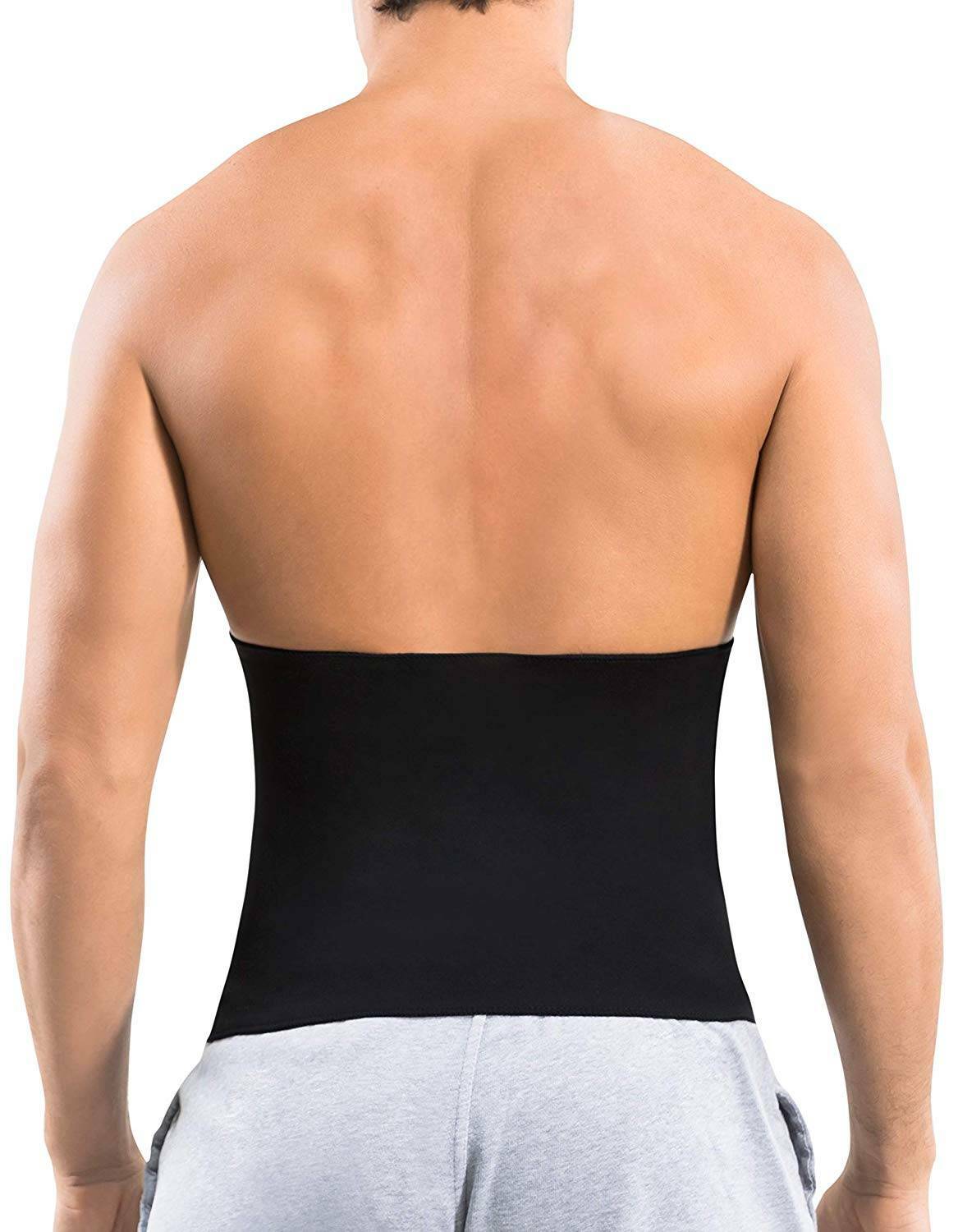 Men’s Sweat Sauna Belt Waist Trainer Body Shaper Compression Abdominal Workout