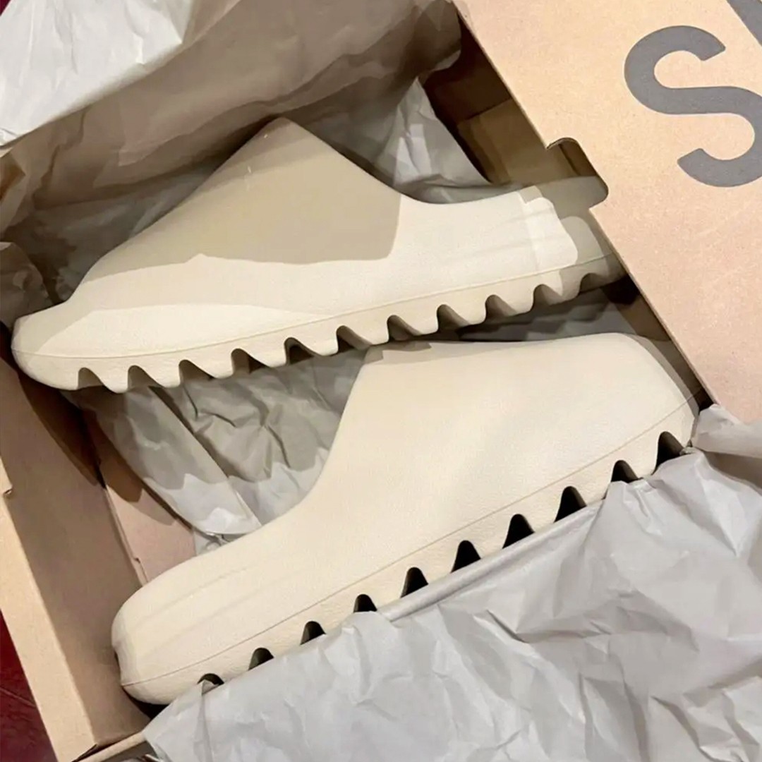 New Adidas Yeezy Slide Bone FZ5897 Unisex Slipper Sandal Without Box