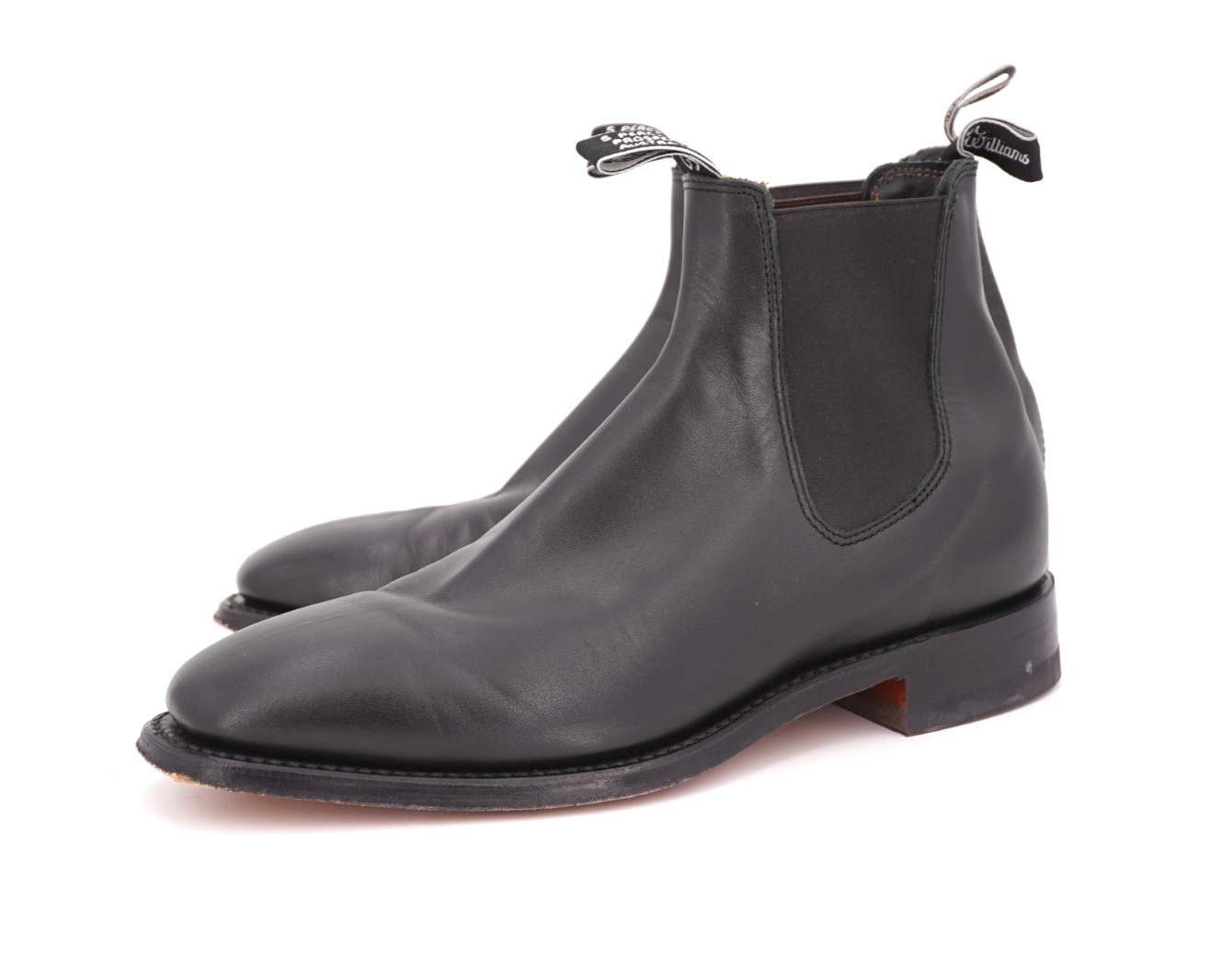 $590 | RM WILLIAMS 8 G 9 COMFORT CRAFTSMAN CHELSEA BOOT BLACK LEATHER