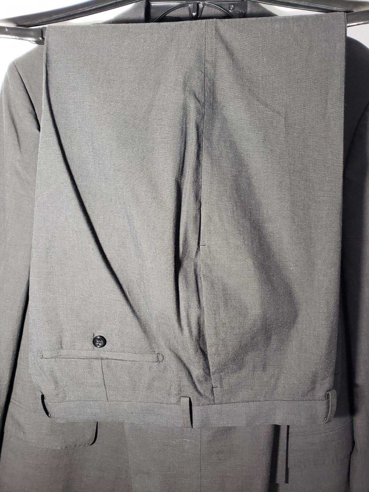 Men clothing Banana Republic suit size 38 2 piece cotton %2 elastane