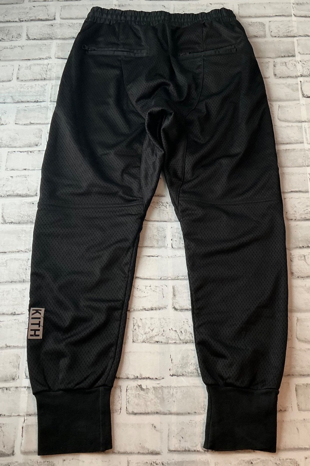 KITH Black Nylon Elastane Technical Utility Cargo Pants Size Medium