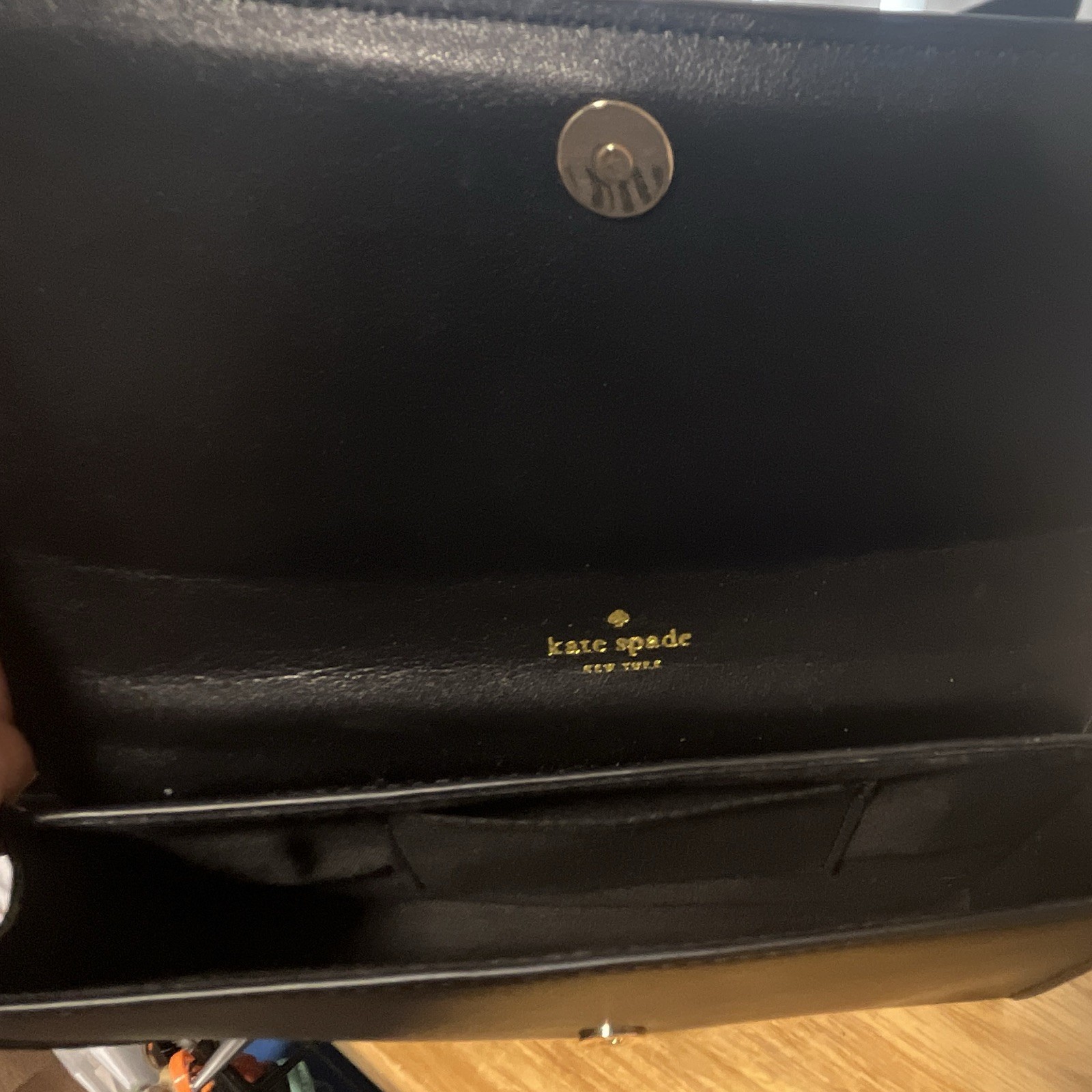 kate spade new york Black belt Bag Bow, L/XL