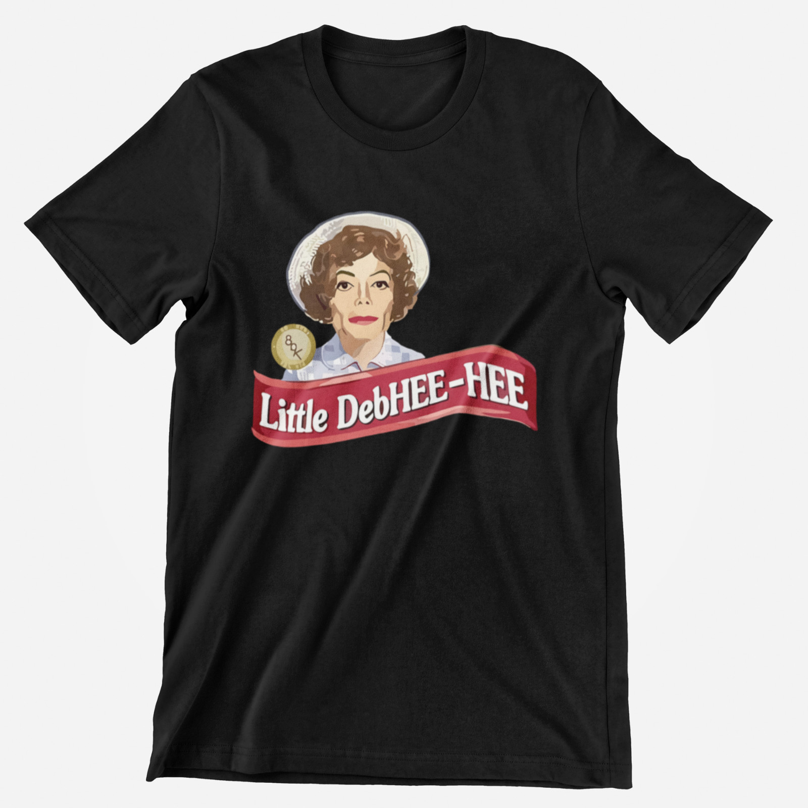 Little DebHEE-HEE Parody Shirt Funny Retro Snack Inspired Graphic Tee