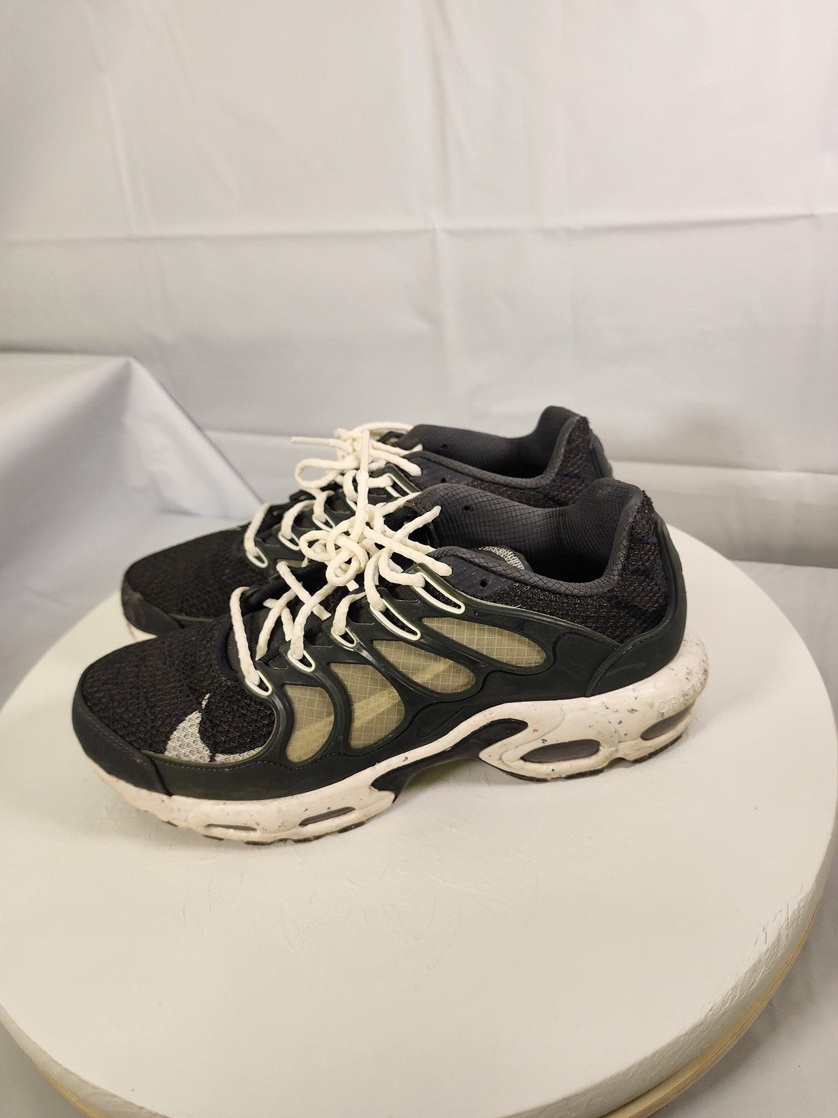 Nike Air Max Terrascape Plus Mens Running Shoes Size 9 Black Crater Foam Sneaker