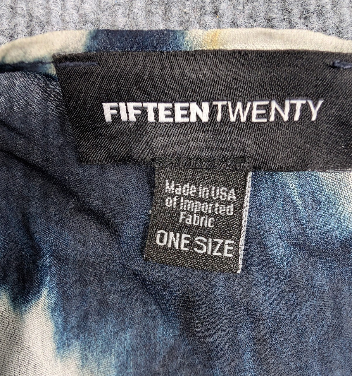FifteenTwenty Kimono Womens One Size Boho Tie Dye Whimsical Festival Layering