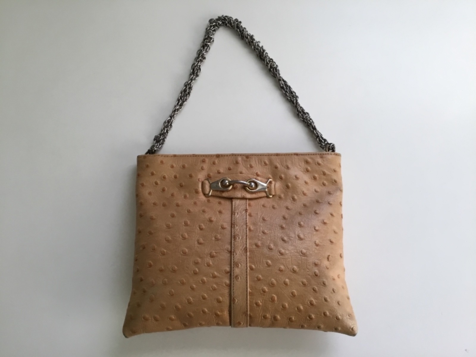 „Studded”like Triangle New York Leather Bag. Superior Quality of Leather.