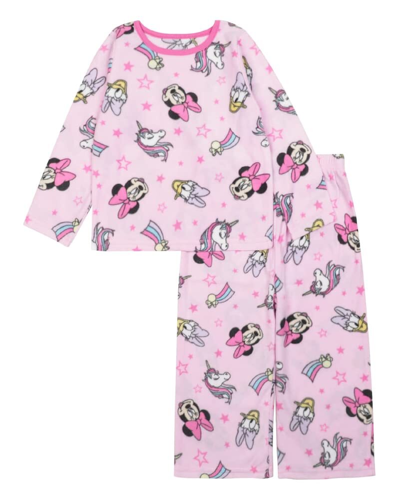 Disney Little Piece Loose-fit Set Princess Pajamas, Soft & Cute for Kids Size 2T