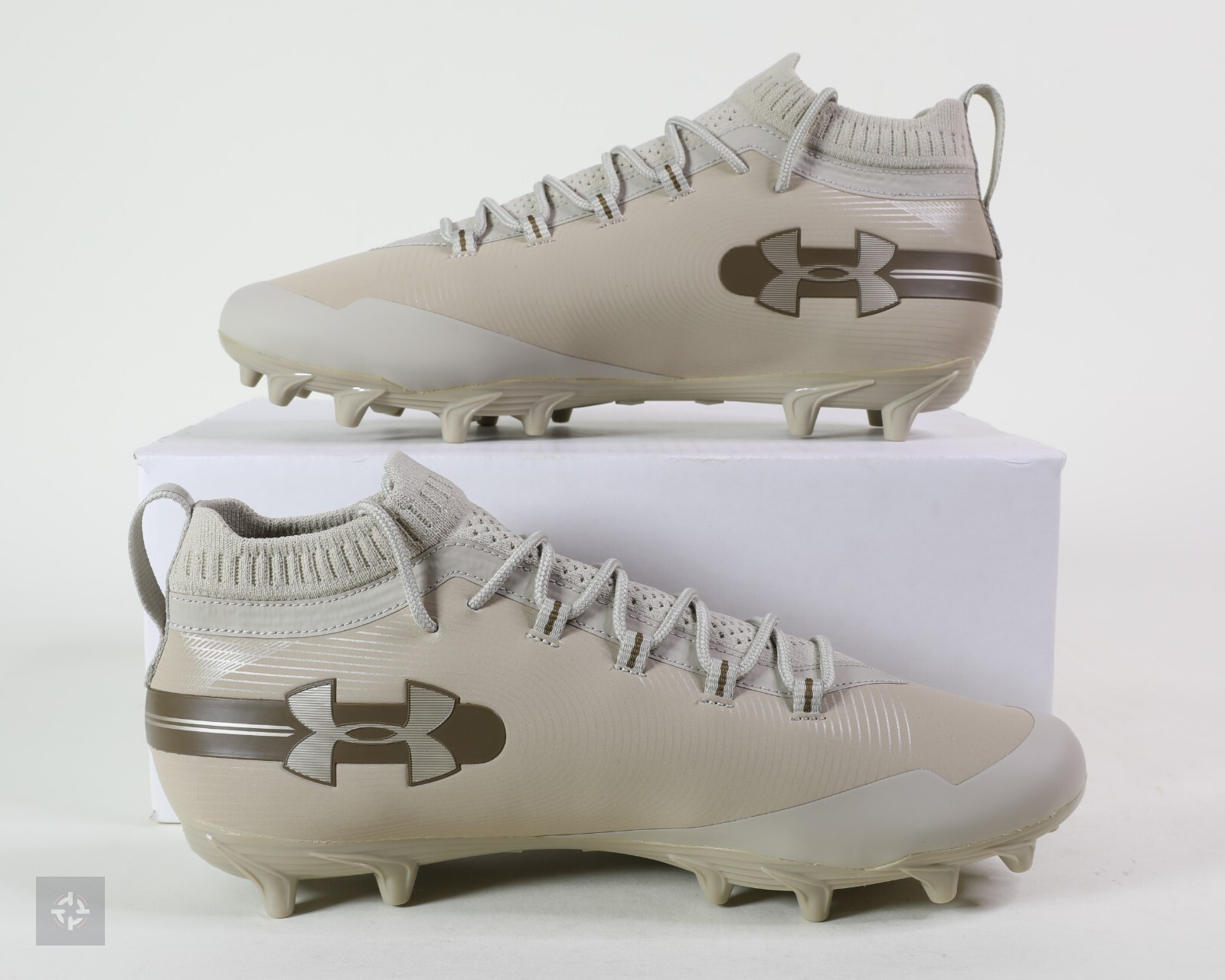 Under Armour Spotlight MC Beige USA Football Cleats Men’s Size 13 (3022187-200)
