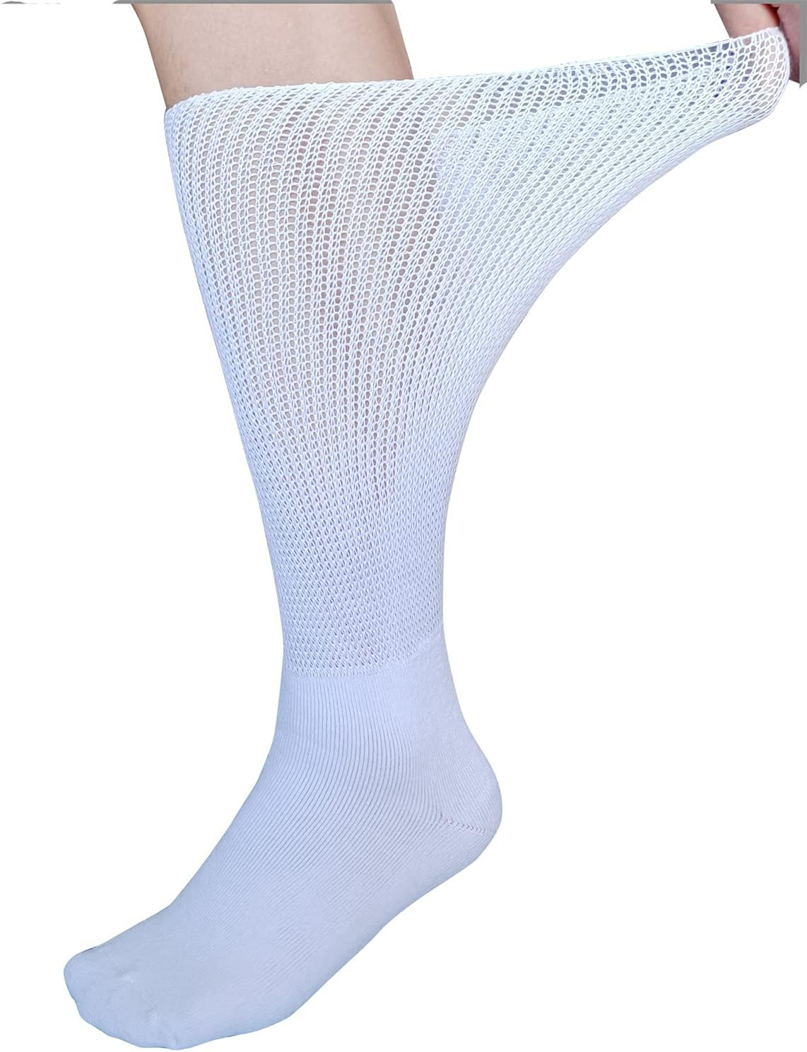 Extra Wide Socks for Lymphedema Swollen Feet Leg, Bariatric Socks, Cast Boot Soc