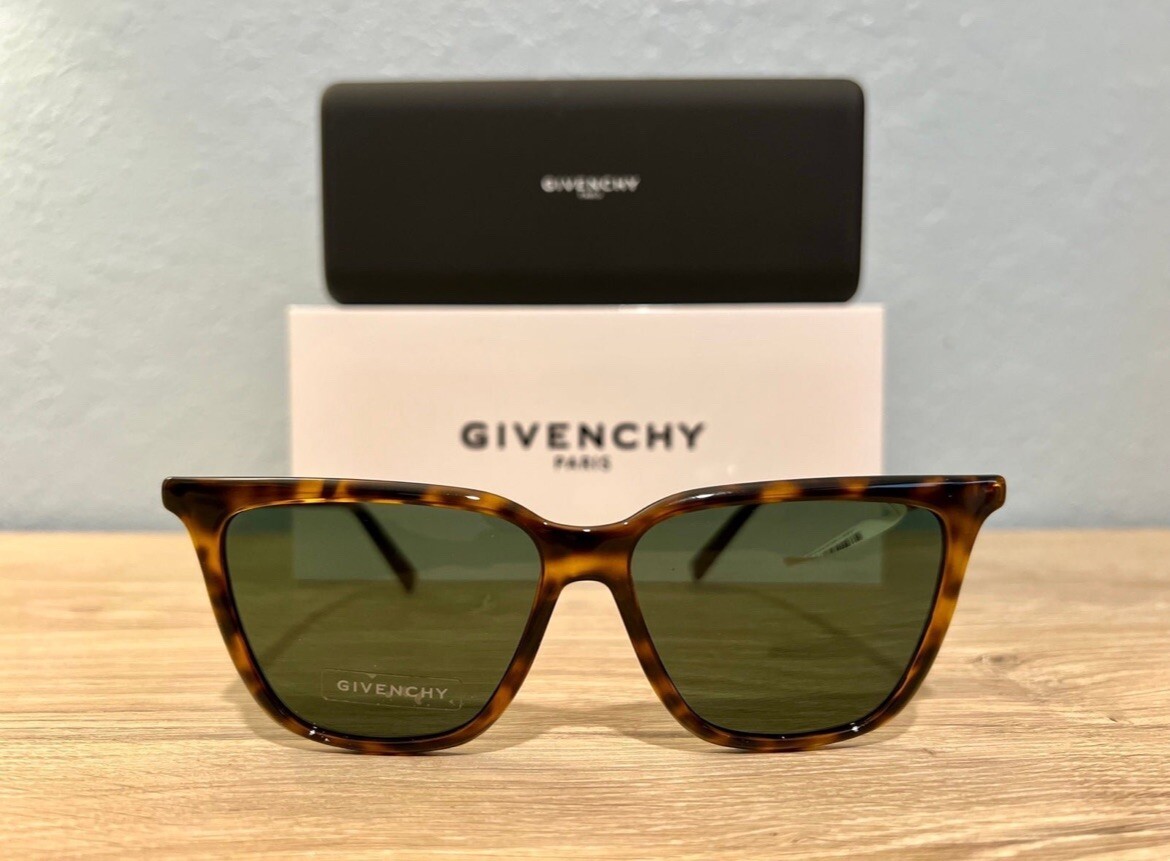 Givenchy Rectangular Sunglasses Havana