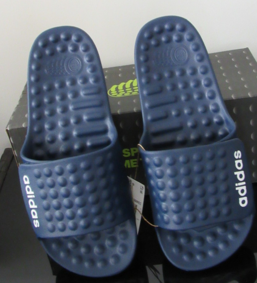 adidas Adissage 360rec Slides Sandals Men’s 9 US Navy Foam Comfy