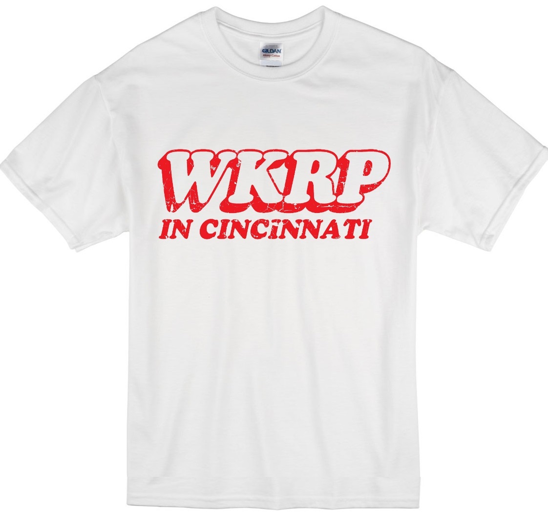 WKRP in Cincinnati Radio Tv Show T-shirt, Youth and Adult sizes Available!