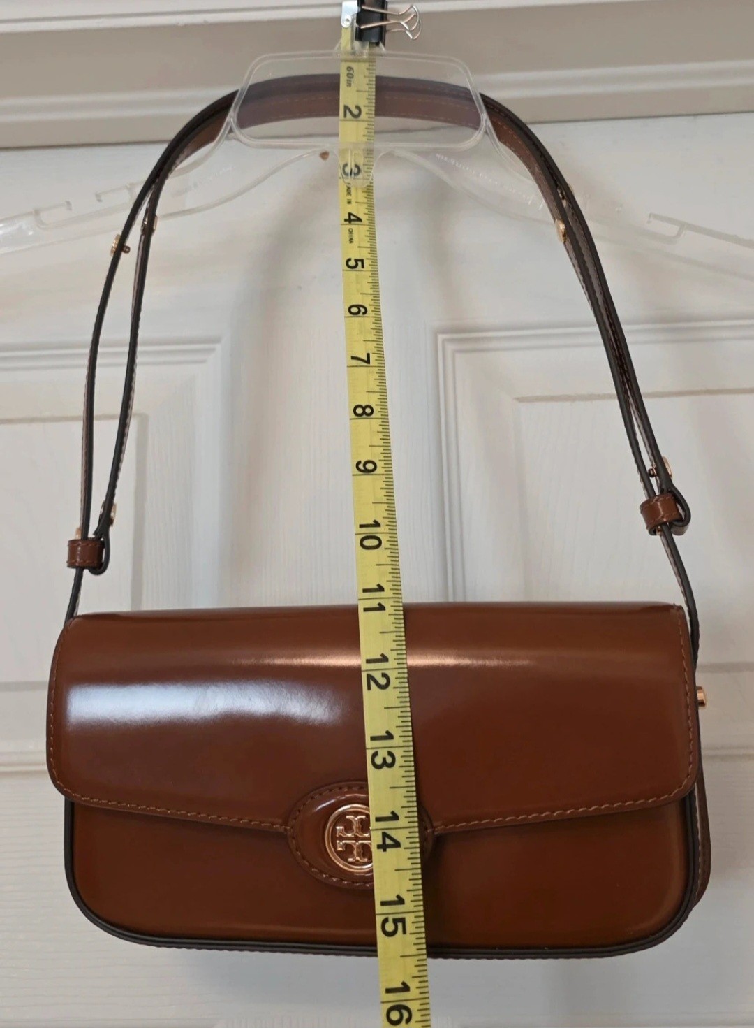 Tory Burch Robinson Spazzolato Convertible Shoulder Bag