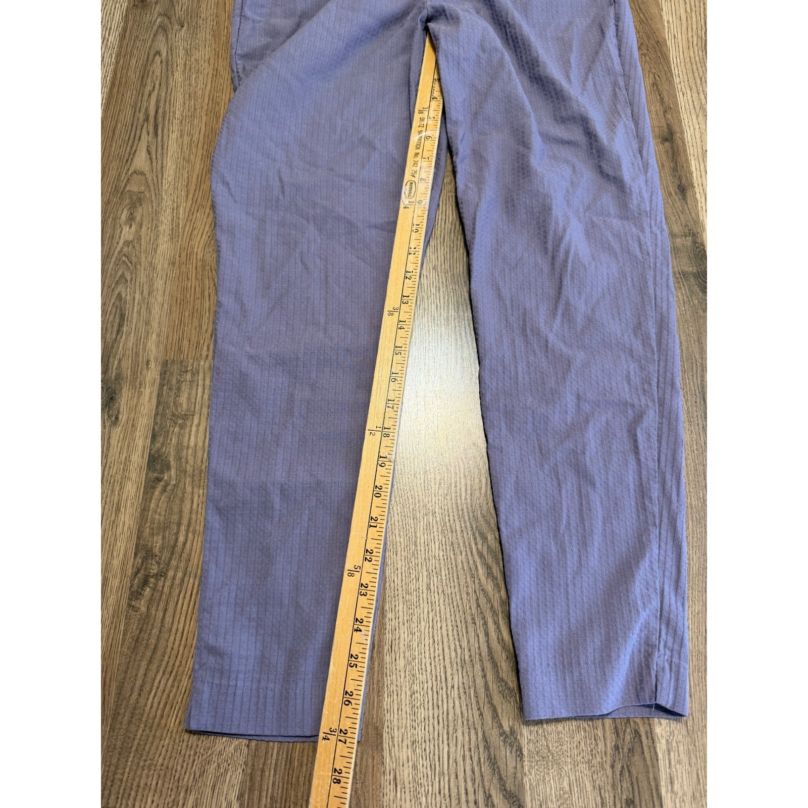 Maurices Trousers Womens Large Purple Adult Pull On Stretch Ankle Excellent