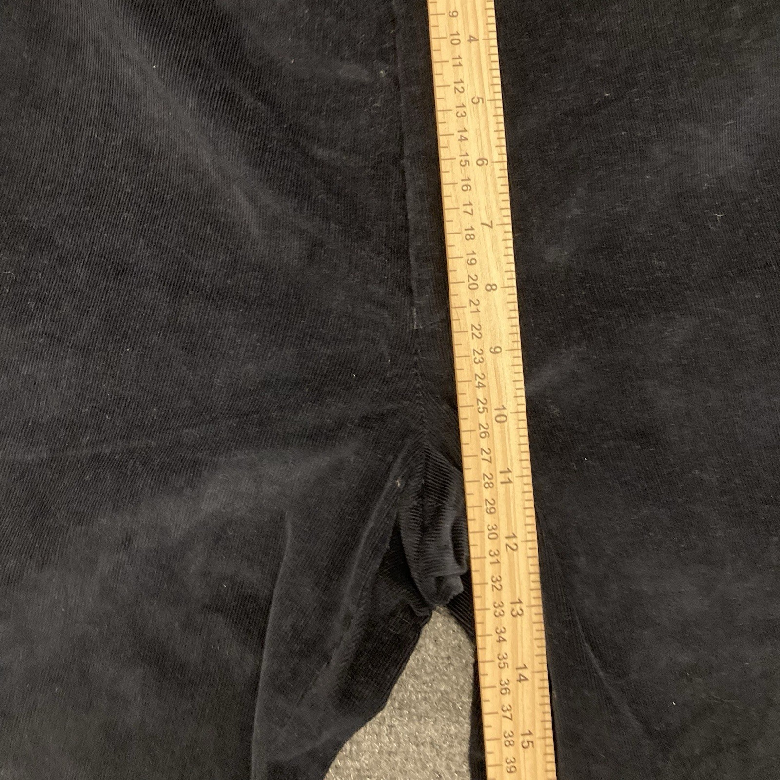 LAUREN RALPH LAUREN CORDUROY DEWHURST FLAT FRONT PANTS Navy 38×32 Cotton