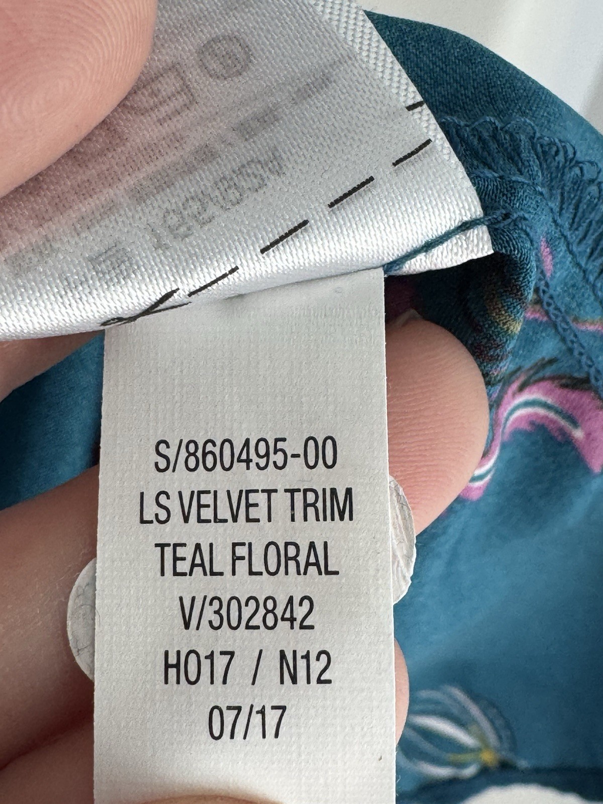 Old Navy Women’s Blue Floral Long Sleeve Pleated Ruffle Hem A Line Dress NEW