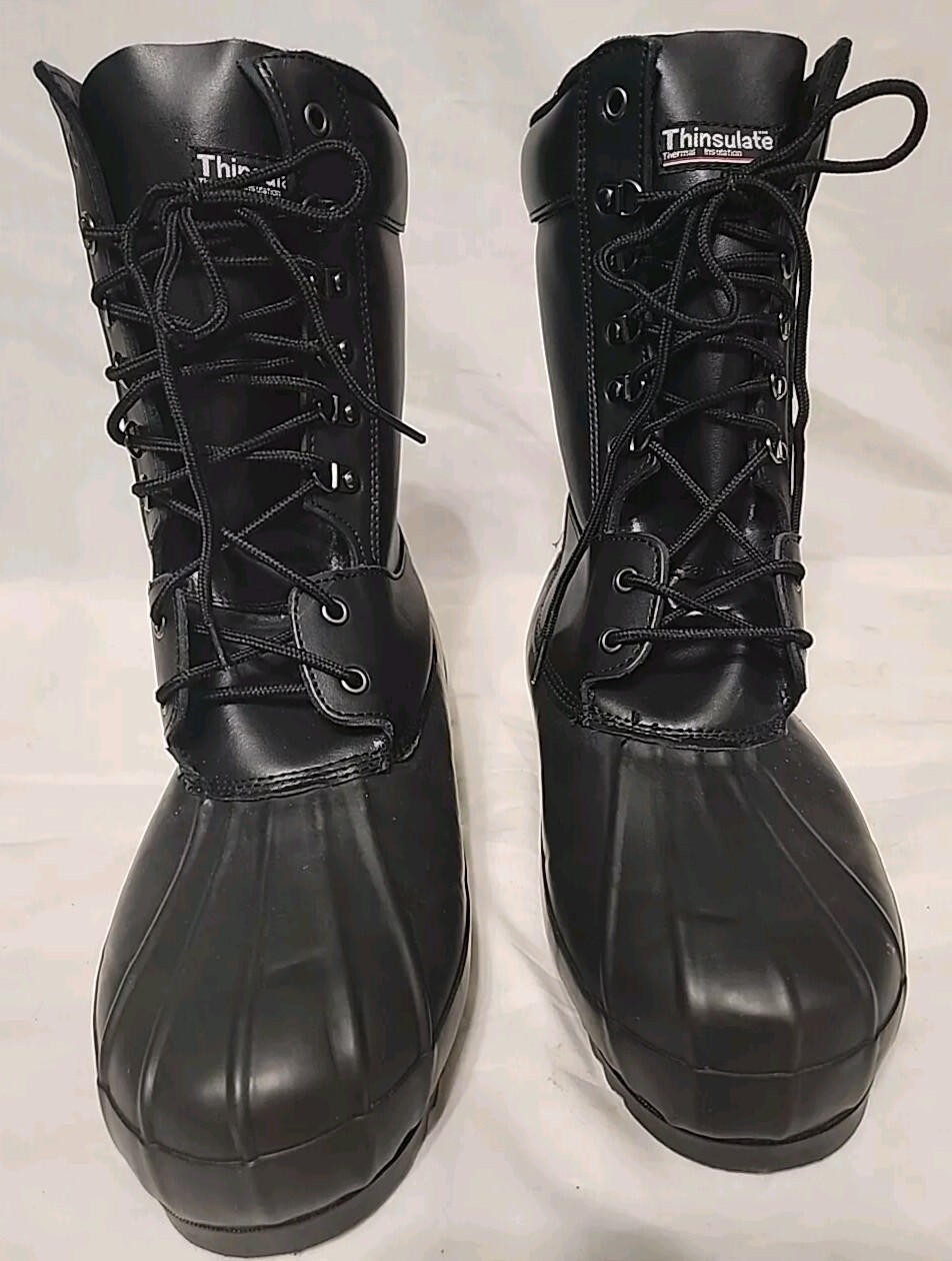 MIL-TEC BY STURM MEN’S US 12 THINSULATE SNOW BOOTS BLACK