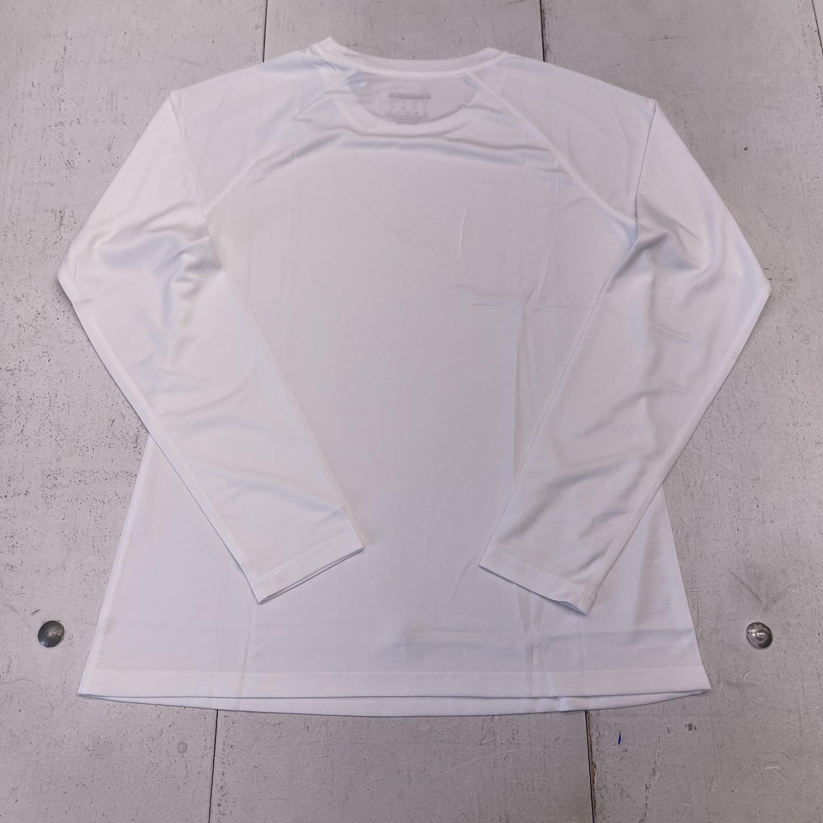Magcomsen Shirt Womens Small White Long Sleeve SPF Rash Guard Hiking Fishing