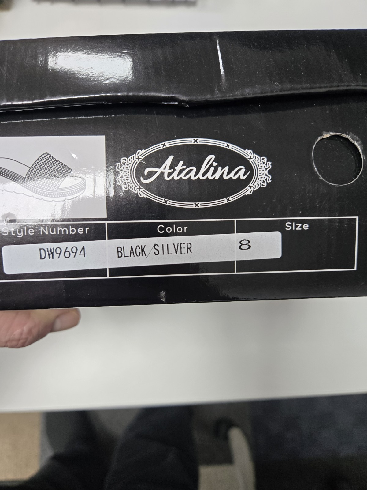 Atalina Ladies Shoes Rhinestone, size 9 , slip on, stylish, comfort, fashionable