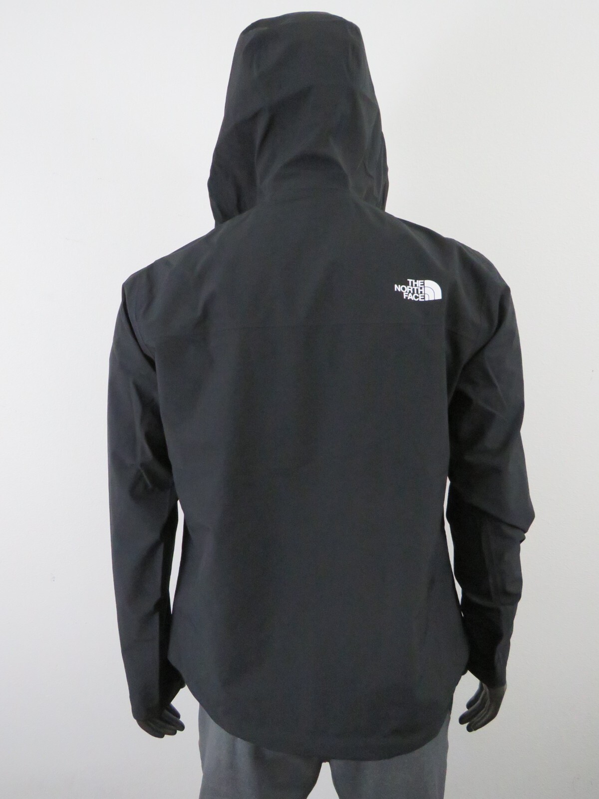 Mens North Face Active Stretch Rain Shell Dryvent Waterproof Hoodie Jacket Black