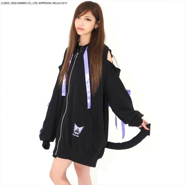 NWT Halloween Kuromi Free Size Jacket Lace Hoodie 4sell In Japan Only, US Seller