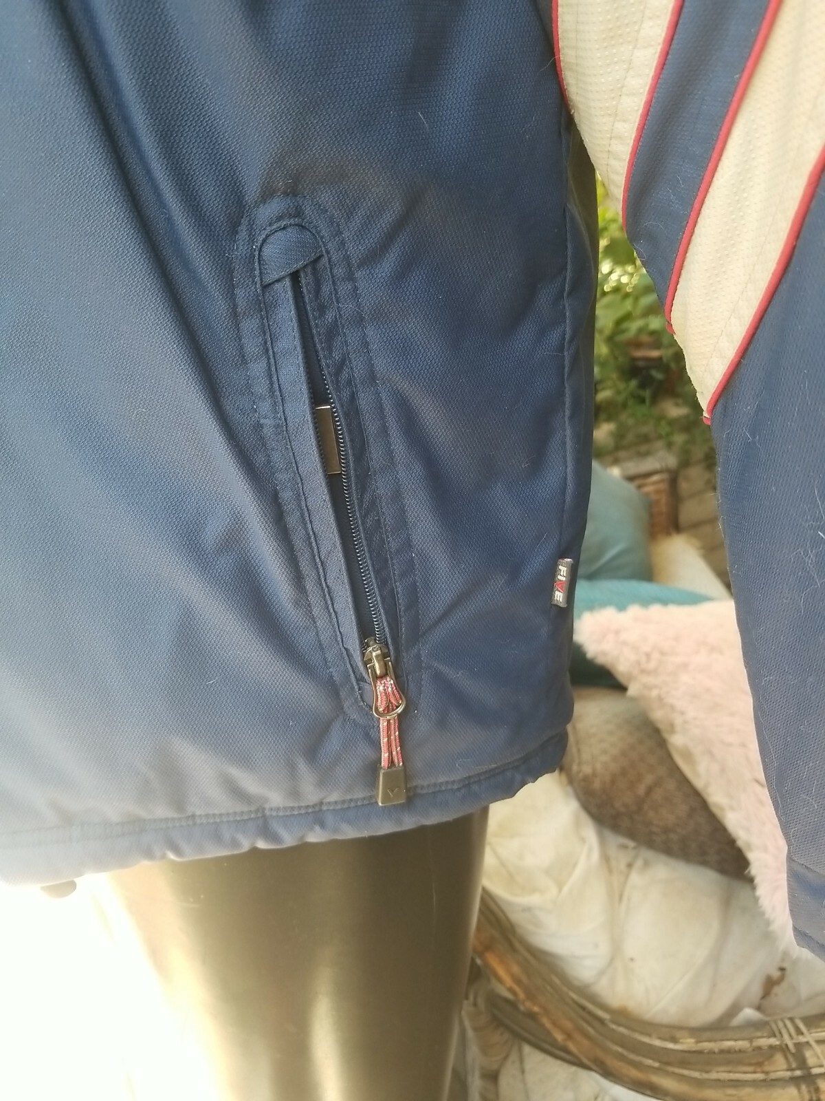 Five Aluminum Muinimum hoodie Jacket size 146/152 Blue with grey. Small