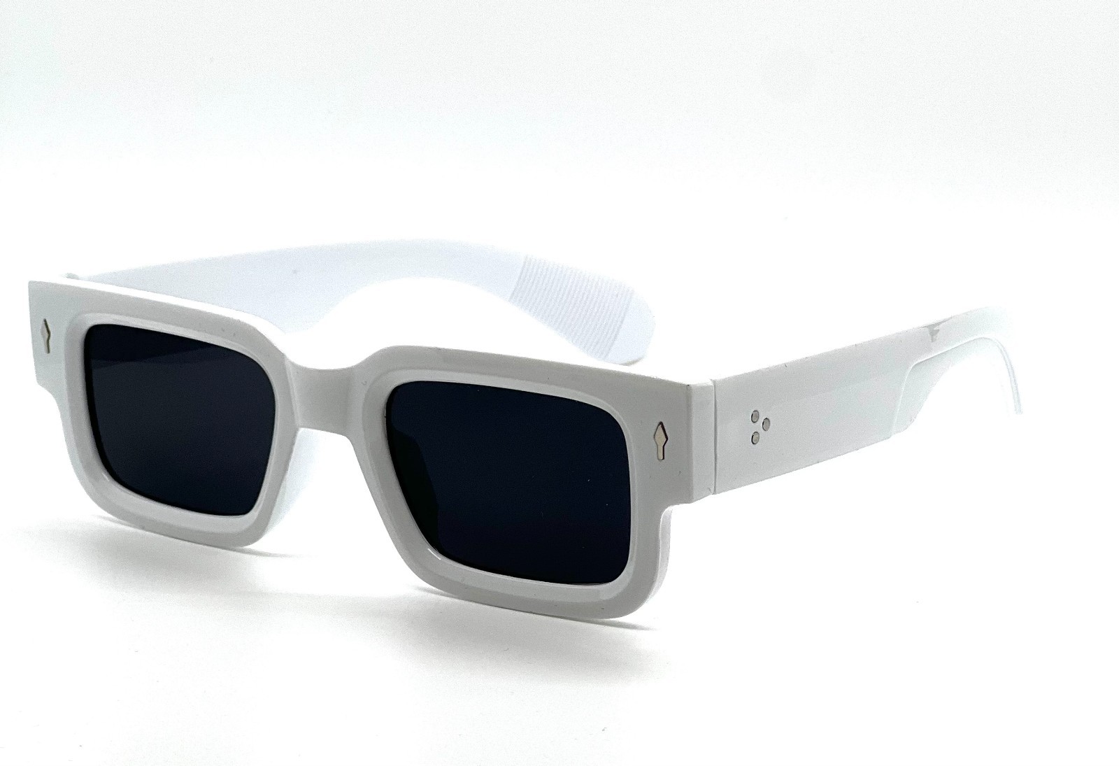Black Thick Square Frame Chunky Yellow Tinted Lens Sunglasses Street Outdoor New