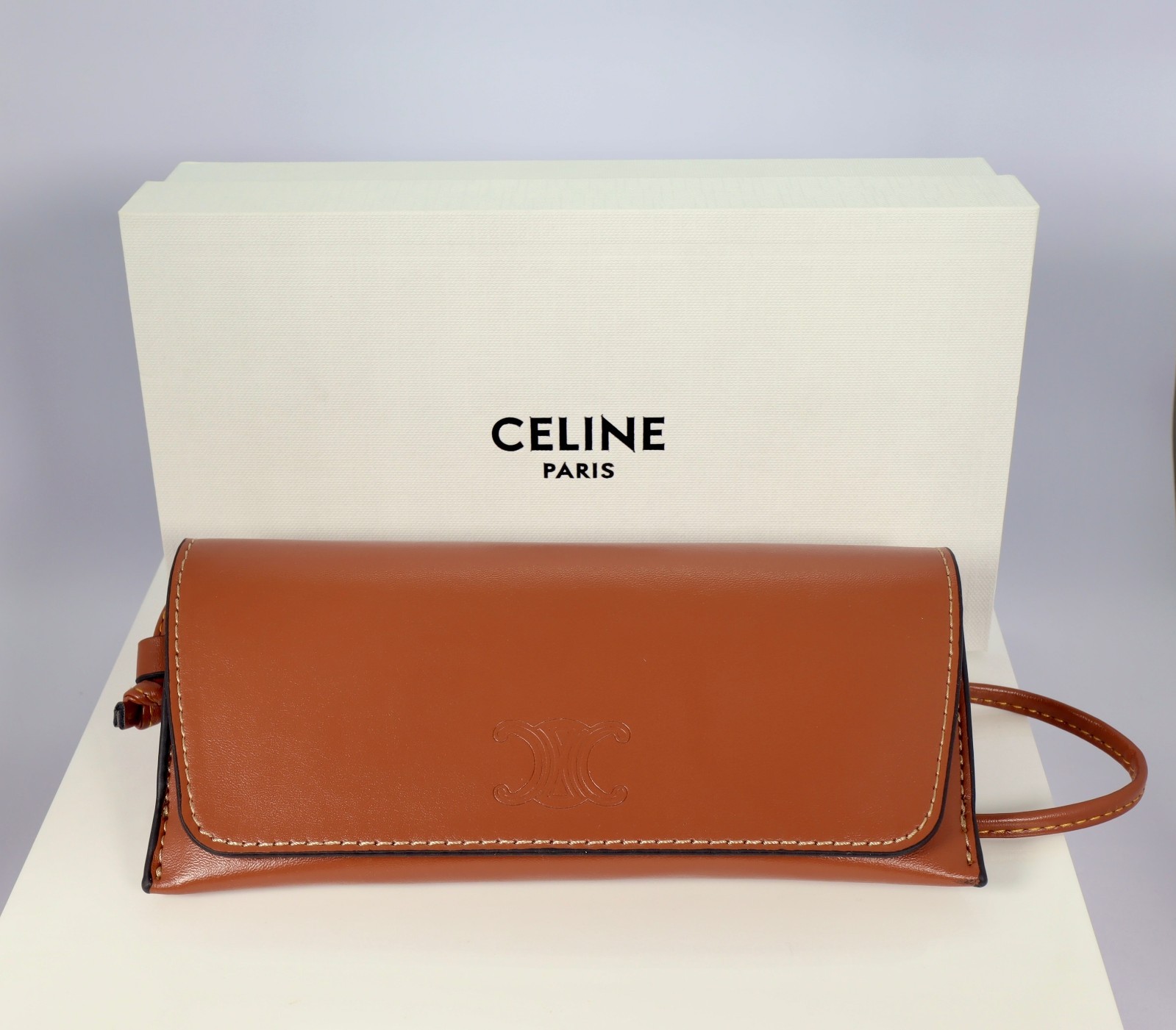 Celine CL40194U 01A 52mm Round Black Sunglasses with Grey Lens