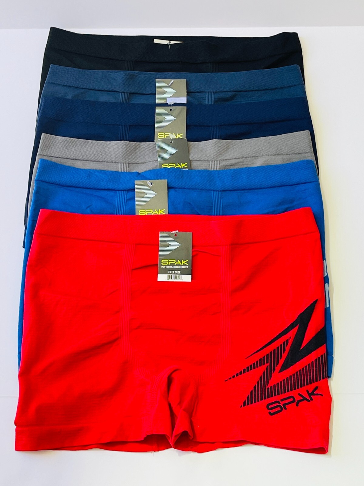 Lot 6 Pack Men’s Microfiber Boxer Briefs Underwear Compression Stretch Sport S20