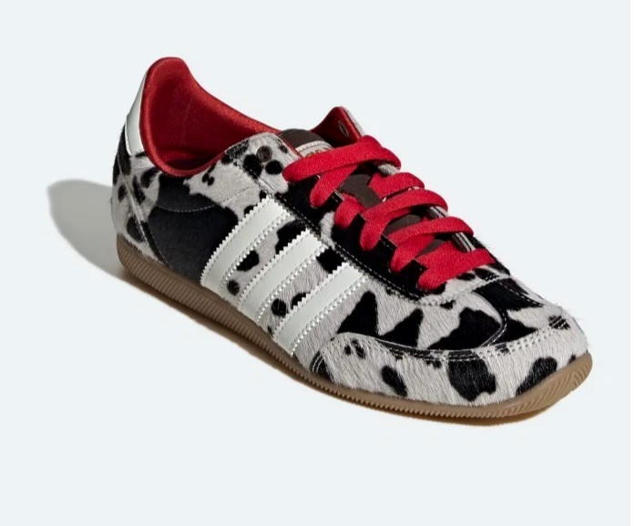 WOMENS ADIDAS JAPAN WHITE AURORA COFFEE ANIMAL PRINT CASUAL SNEAKERS SHOES